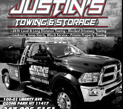 Justins Towing & Storage Inc - Ozone Park, NY