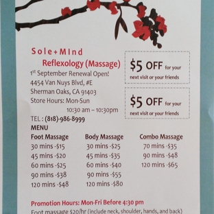 Sole + Mind Reflexology (Massage) - Sherman Oaks, CA