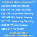 911 Carpet Cleaning Houston TX - Air Duct Cleaning