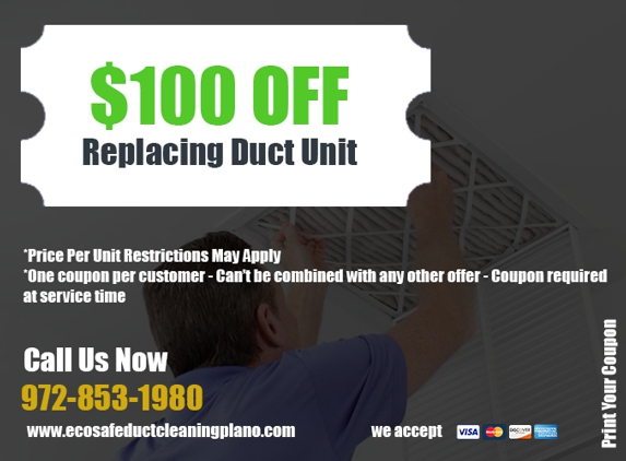 Eco Safe Duct Cleaning Plano - Plano, TX. logo