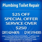 Plumbing Toilet Repair