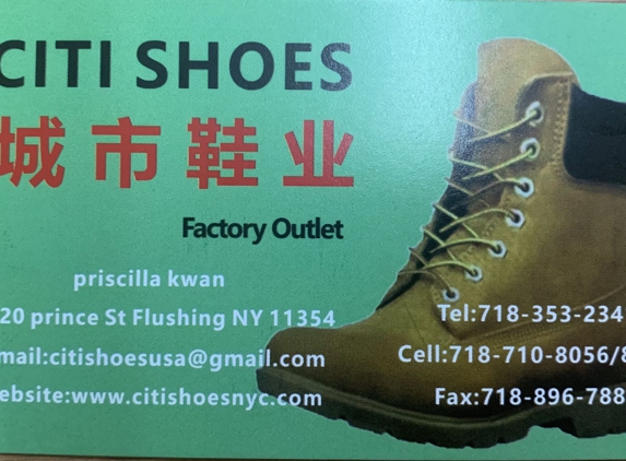 Citi Shoes Enterprise Inc - Flushing, NY. www.citishoesusa.com