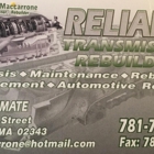 Reliable Transmission Rebuilding Inc