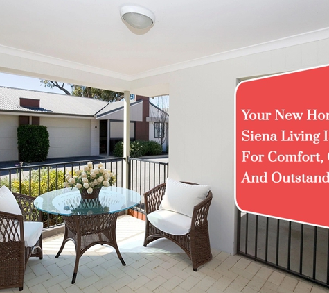 Siena Living Pty Ltd - Greenfields, WA. Your New Home At Siena Living Is Designed For Comfort, Quality, And Outstanding Value