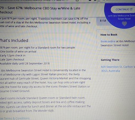 Travelzoo Australia - Sydney, NSW. last paragrapgh clearly shows twin option