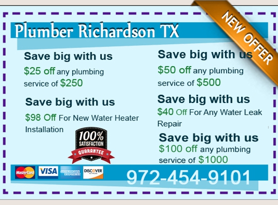 Plumber Richardson TX - Richardson, TX. Plumber Richardson TX