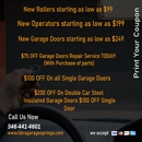 Libra Garage Springs Pasadena, TX - Garage Doors & Openers