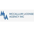 McCallum License Agency Inc - License Services