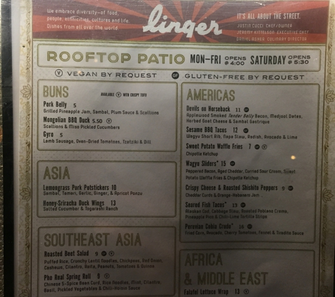 Linger - Denver, CO