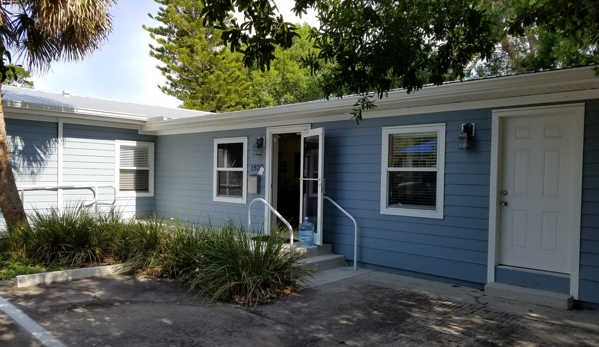 Barker Air Conditioning & Heating - Vero Beach, FL. New A/C unit at William E. Lewis Jr. & Associates in Vero Beach, Florida.