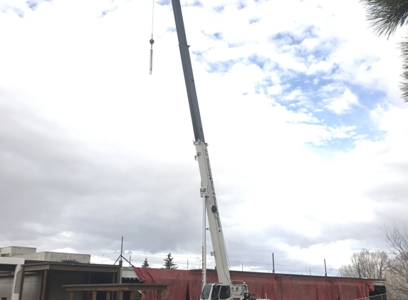 JL Cranes. Hanging iron in Laramie WY