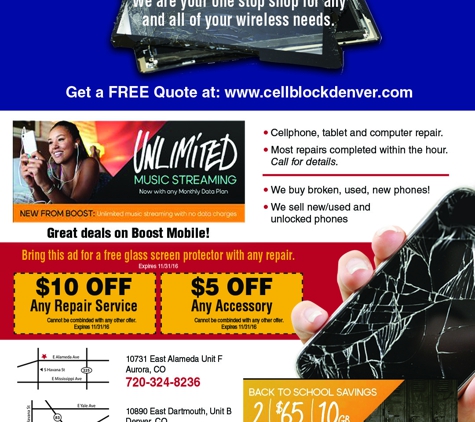 Cell Block. Coupon!