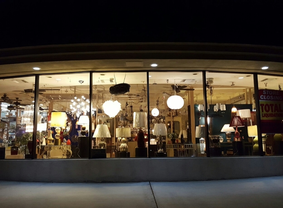 Pat's Lighting & Lamps - Rancho Mirage, CA. Beautiful lights at night