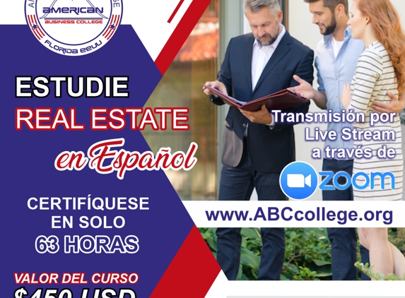 American Business College - Hollywood, FL. Curso de Real Estate en Español