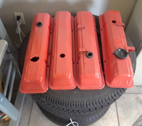 A Blast From the Past LLC - Bernalillo, NM. Powder Coated valve cover