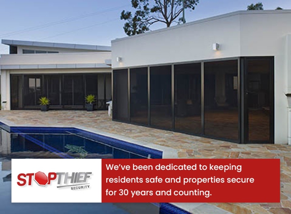 Stop Thief Security - Molendinar, QLD. We’ve been dedicated to keeping residents safe and properties secure for 30 years and counting.