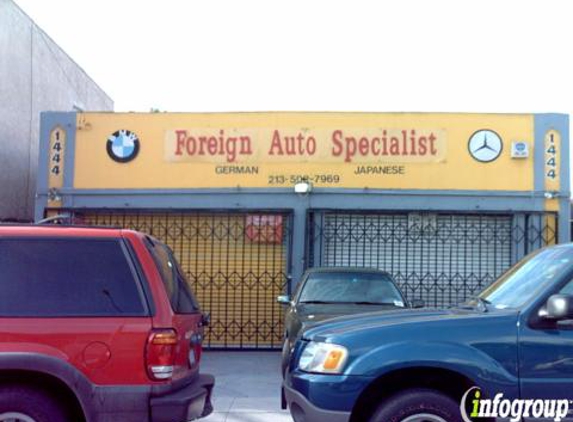 Foreign Auto Specialist - Long Beach, CA