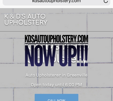 K & D's Auto Upholstery - Greenville, SC