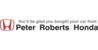 Peter Roberts Car Sales - Motor Cars - New