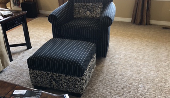 Sara's upholstery & cushions - Denver, CO. chair and ottoman