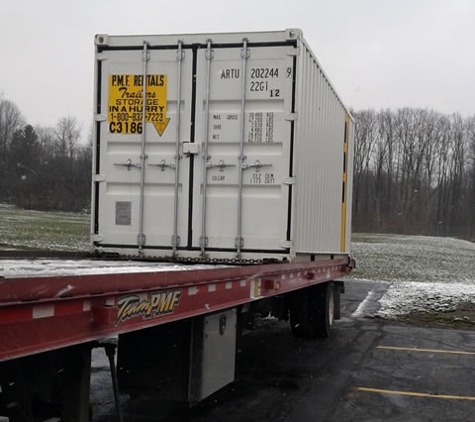 PMF Rentals - Macedonia, OH. Tilting roll off trailers make location placement where you need it