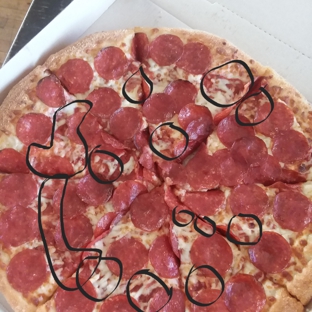 Little Caesars Pizza - Orland, CA. ALL CIRCLED MISSING CHEESE