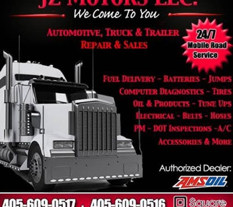 JZ MOTORS LLC. Mobile Service & Roadside Assistance - Yukon, OK