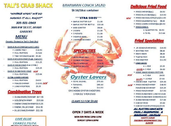 Crab Shack - Miami Gardens, FL