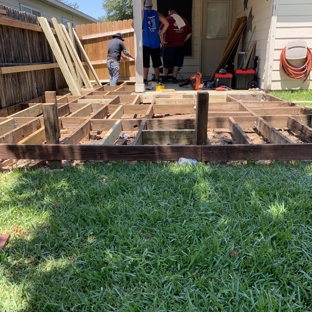 mccain enterprise landscaping services - San Antonio, TX. Before shot of deck restoration. 