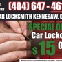 Car Locksmith in Kennesaw GA