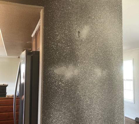 Nationwide Moving services - Delray Beach, FL. Hole in our newly professionally  textured wall. Would recommend avoiding this company due to bad business practices.