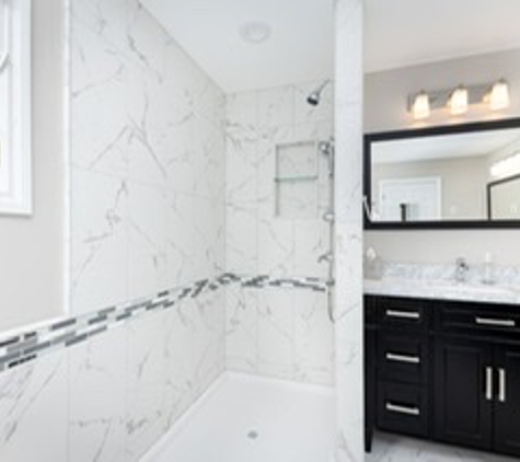 The Tile Stop Inc. - Allen Park, MI. Everyone comments about our beautiful bathroom!