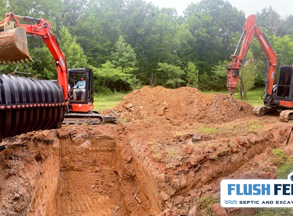 Flush Fellas Septic and Excavating - Georgia - Ringgold, GA. septic tank installation