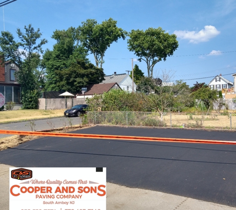 Cooper And Sons Paving - South Amboy, NJ. Cooper and Sons asphalt blacktop paving sealcoating Belgian block concrete sayreville New Jersey