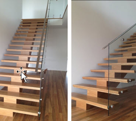 CPR Staircases - Whitebridge, NSW. For An Up-To-Date Look A Floating Staircase & Sleek Balustrading Gives An Open Plan & Modern Look