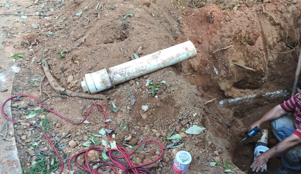 United States Septic Sewer & Water - Locust Grove, GA. Damaged inlet valve from the previous septic company, which had to be replaced.