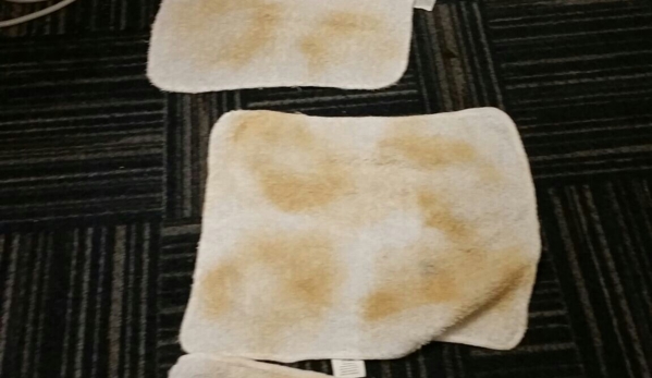 Excellence Carpet  Cleaning and restoration - Smyrna, GA. Coffee stain removal from partition