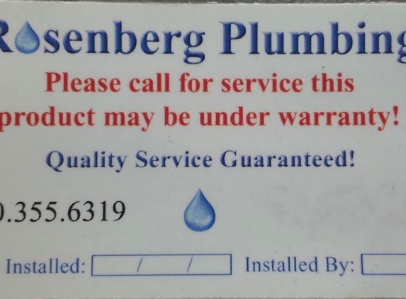 Rosenberg Plumbing - Pacifica, CA