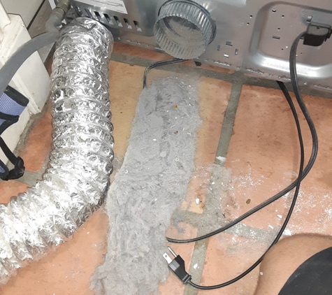 Asap Dryer Vent Cleaning - Jupiter, FL. Pulled Lint Out of Dryer