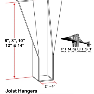 Pinquist Tool & Die Co Inc - Lynbrook, NY. Pinquist Tool & Die: Joist Hangers