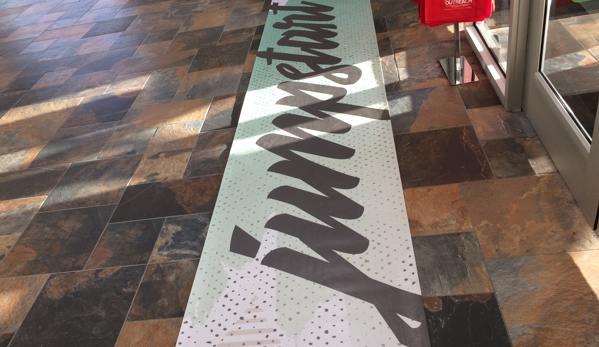 Dynamic Screen Printing - Burleson, TX. Removable Floor Graphic