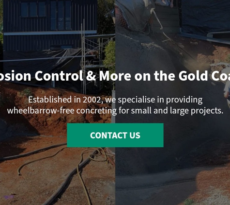 Troys Concrete Pumping - Ashmore, QLD. Erosion Control & More on The Gold Coast