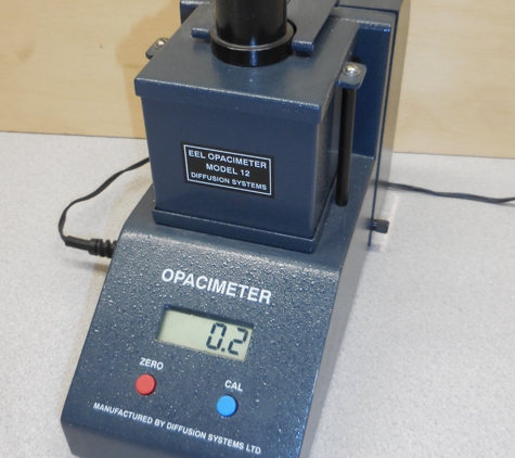 ANAMA Package and Container Testing Services, Inc. - Stamford, CT. Opacitymeter