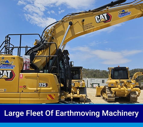 Gracey's Earthmoving & Excavations - Cowra, NSW. Large Fleet Of Earthmoving Machinery