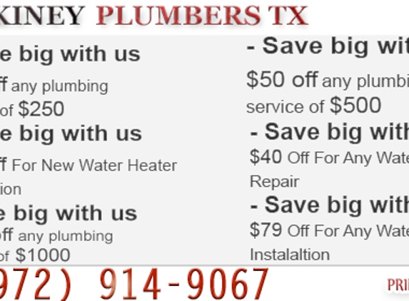 Mckinney Plumber TX - McKinney, TX