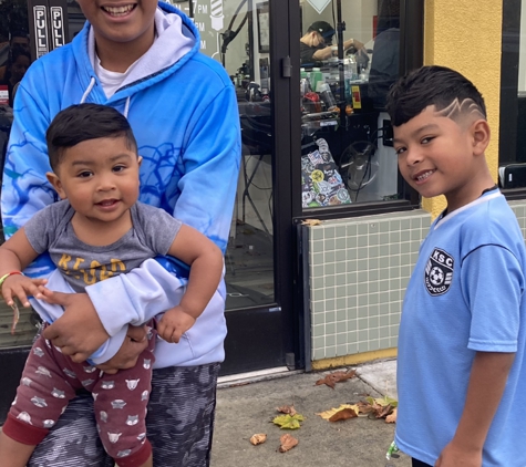 Dela Bay Kutz Barber Shop - San Jose, CA. Happy boys with their new haircut ����‍♂️. Thank you so much DeLaBayCutz Barber shop for the beautiful cuts.