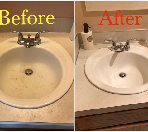 Divine House Cleaning - Salem, OR. Bathroom Sink 2