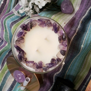 Healing Light Soy Candles LLC - Navarre, FL. Springtime Villa / Amethyst