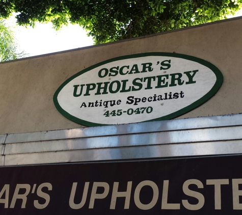 Oscar's Upholstery Studio - Arcadia, CA. Business sign