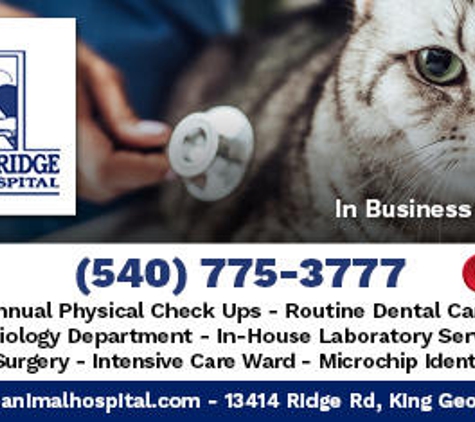Potomac Ridge Animal Hospital - King George, VA